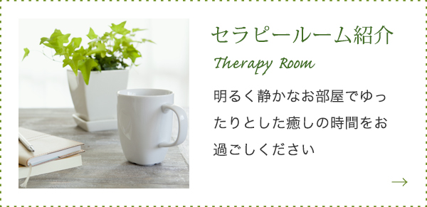 セラピールーム紹介 Therapy Room